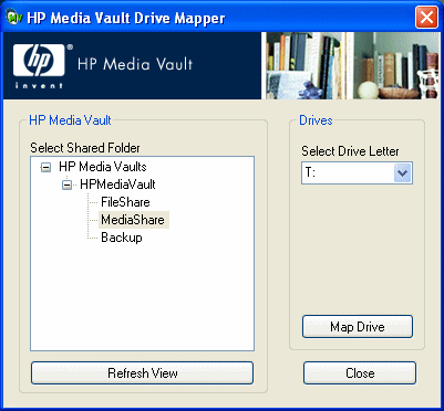 map a local folder to a drive letter
