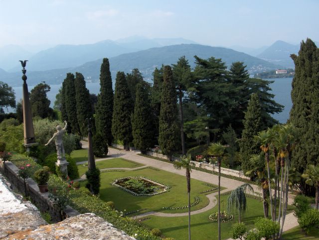 Palace Garden at Isola Bella, Lake Maggiore, Italy