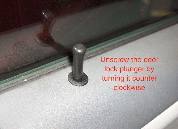 Door lock plunger